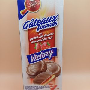 Gateaux fourrés fraise Victory 128 grs