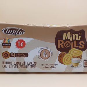 Mini rolls capuccino 180g