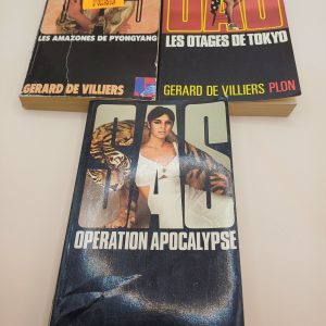Lot de 3 livres collection SAS