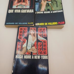 lot de 3 livres collection SAS