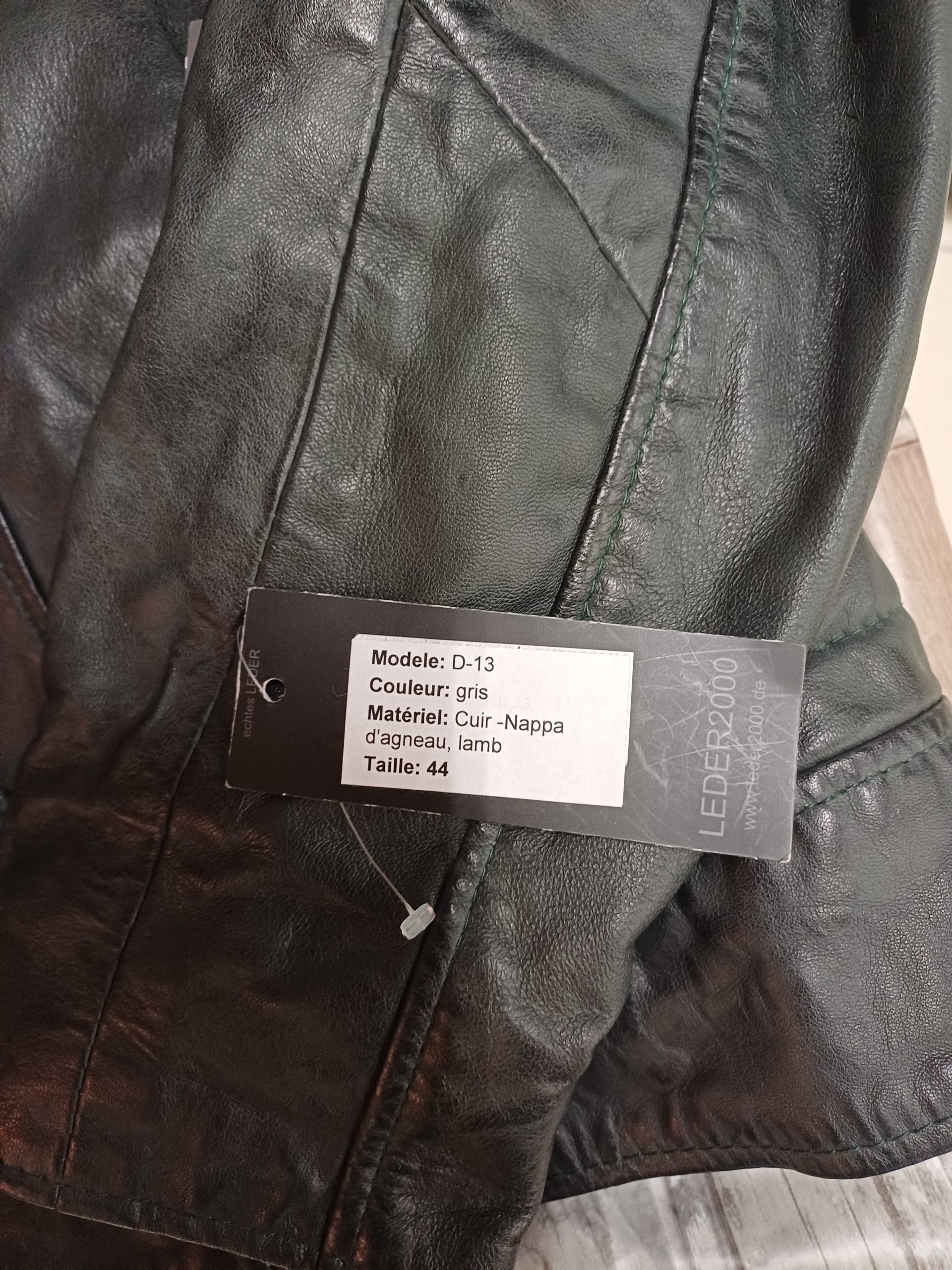 VESTE CUIR d'agneau taille 42 – Image 7