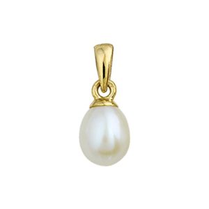 Pendentif marie celeste perle or N°18