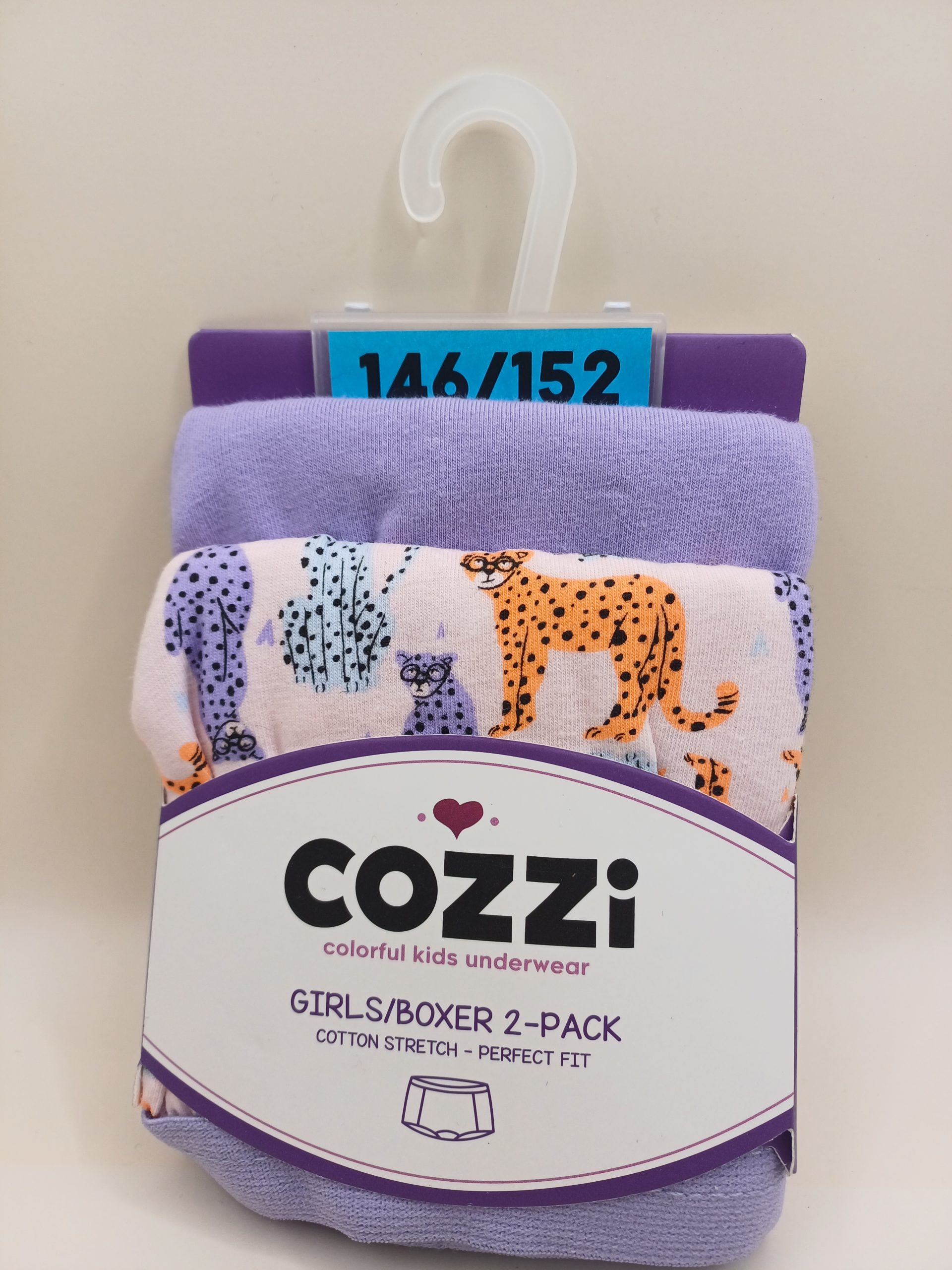 2 boxer 1 imprimé 1 parme 11/12 ans