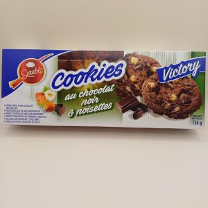 cookies choco noir et noisettes victory