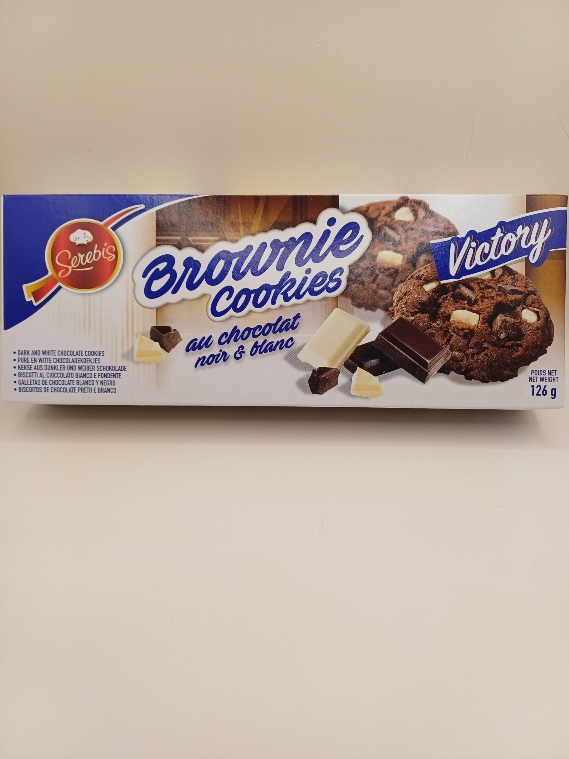 Brownie cookies choco noir et blanc victory