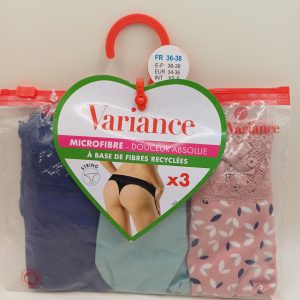 3 string 36/38 microfibre Variance