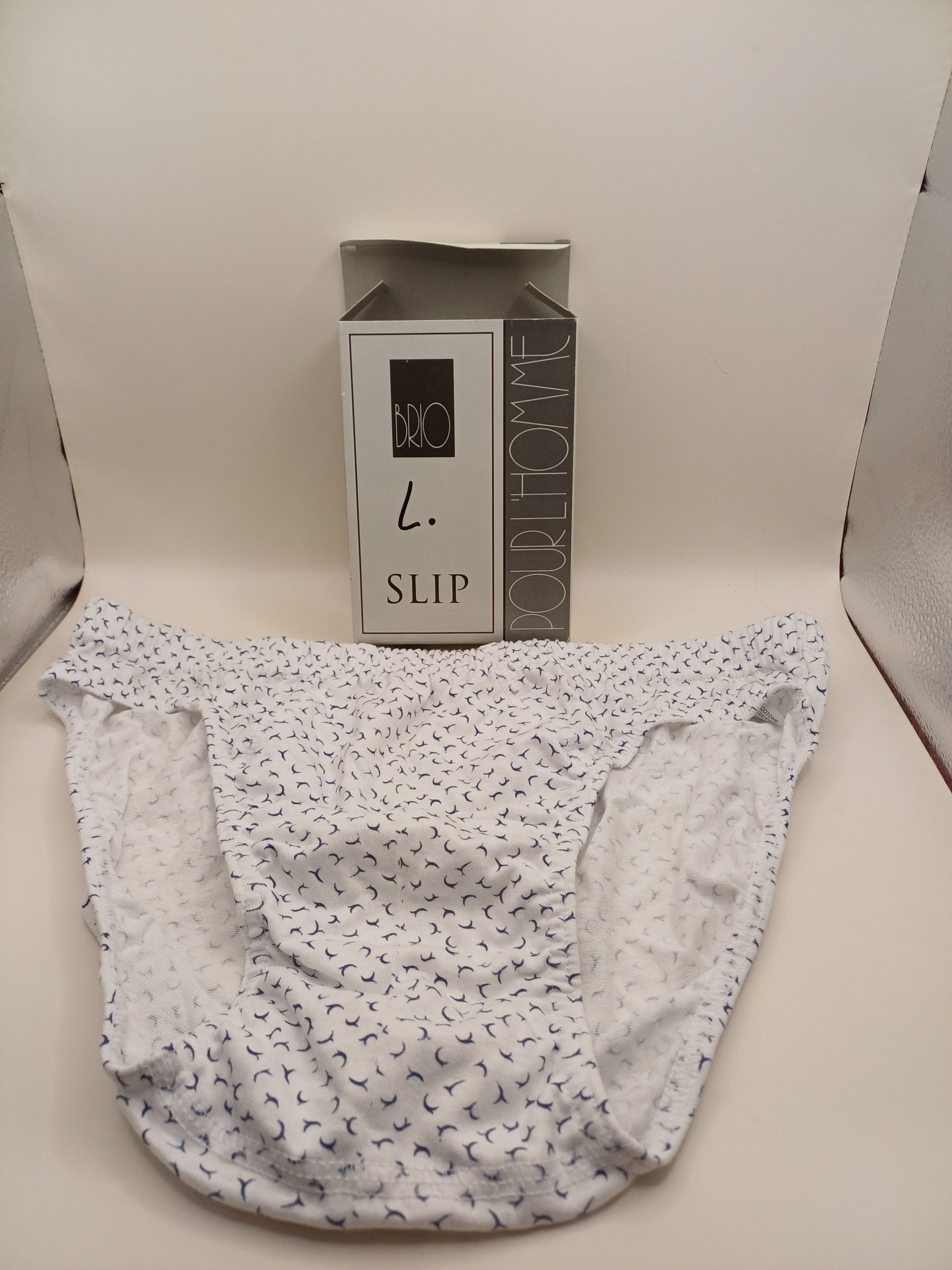 Slip homme taille L. blanc – Image 2