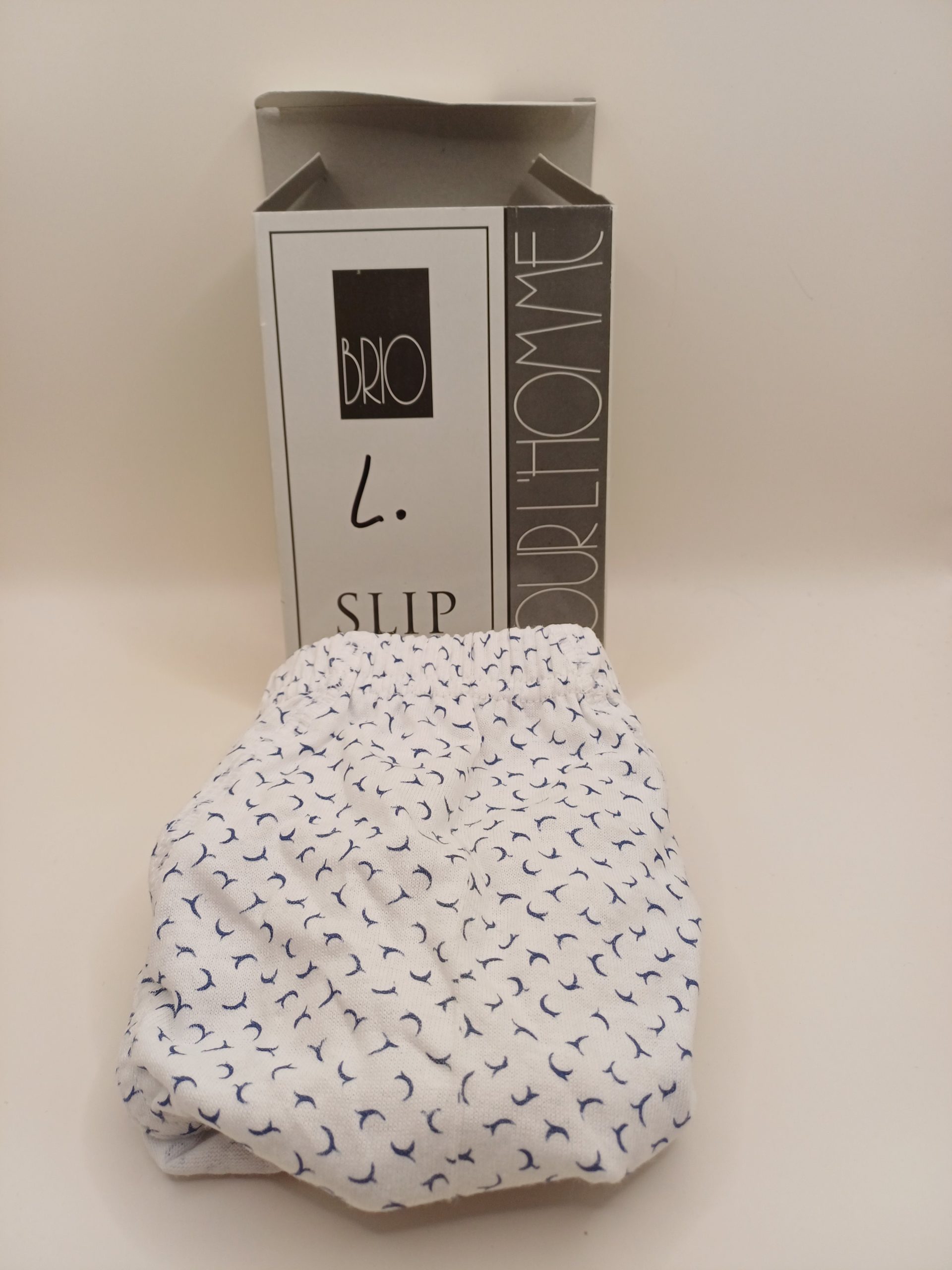 Slip homme taille L. blanc