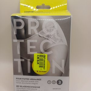 Sous vetement lavable pour fuites urinaires noir taille L.
