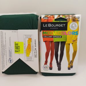 Collant opaque 50 D. vert foncé. Le Bourget Taille1/2