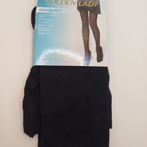 Collant opaque GOLDEN LADY NOIR taille 3-M