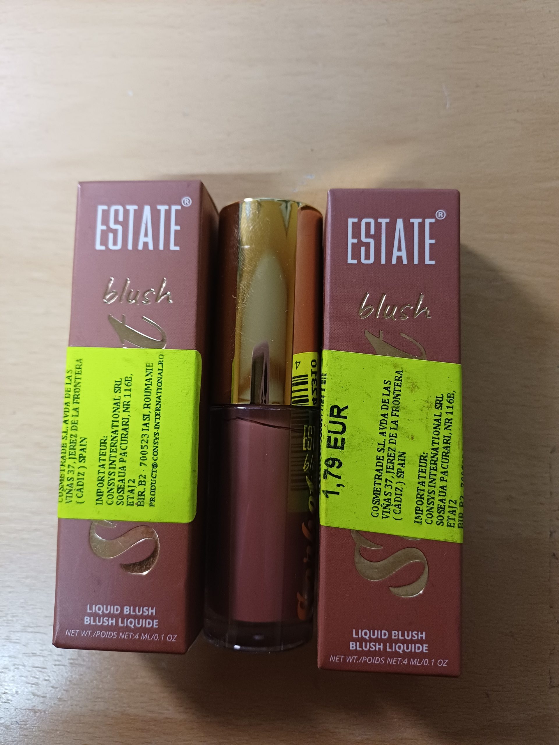 x2 blush liquide "figue"