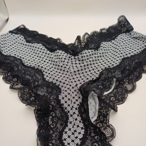 Culotte/ shorty femme 44 noir et blanc