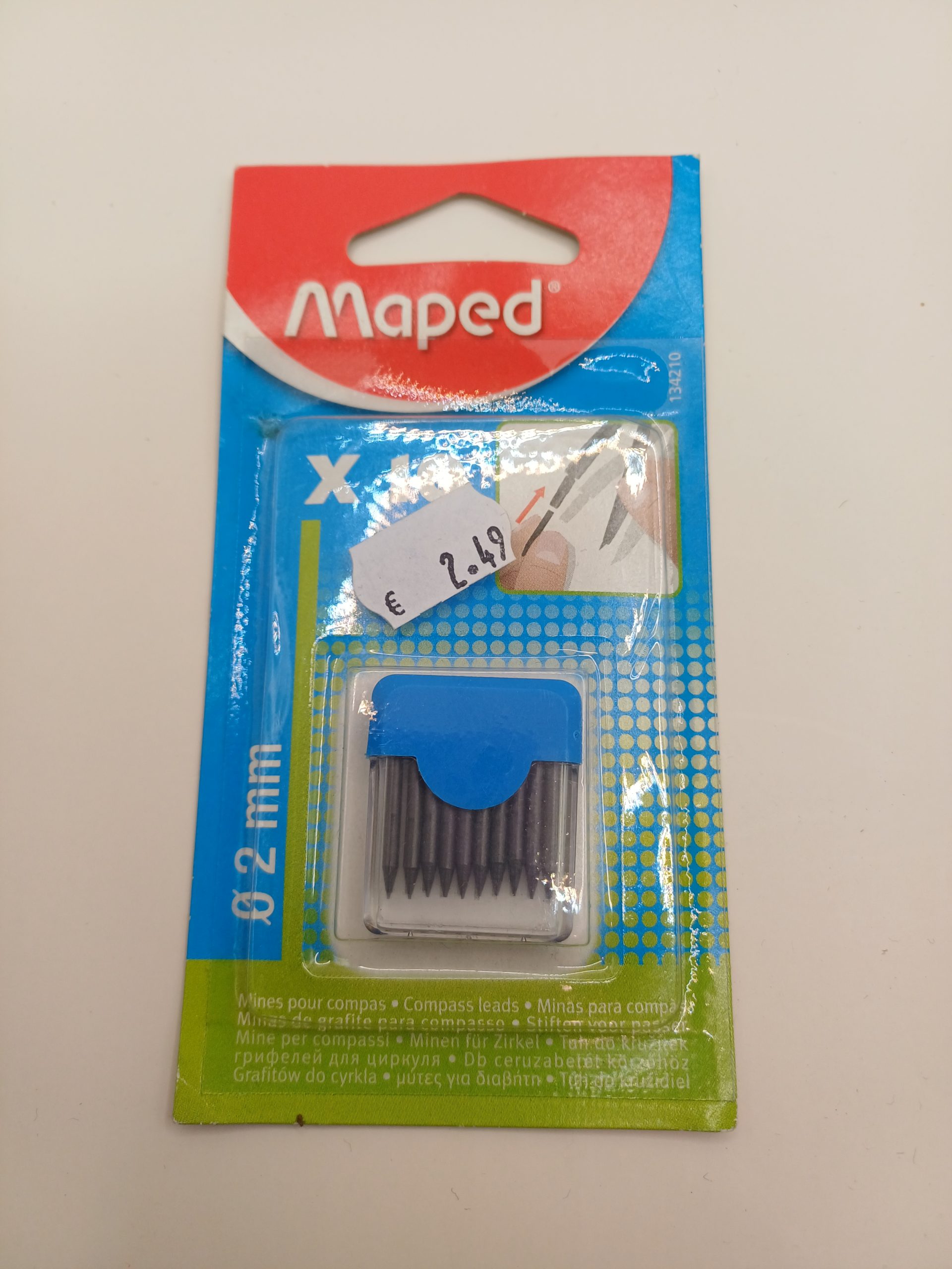 Lot de 3 recharges x10 mines pour compas 2mm – Image 2