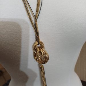 Collier sautoir couleur or N°103