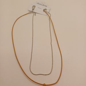 Collier fantaisie peace and love N°117