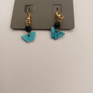 BO fantaisie couleur or et turquoise N°126