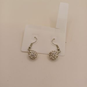 BO fantaisie boules blanches et brillants N°135
