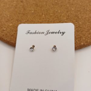 BO fantaisie clous brillant couleur argent N°132