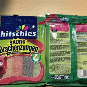 Hitschies sour 4 parfums 125 grs